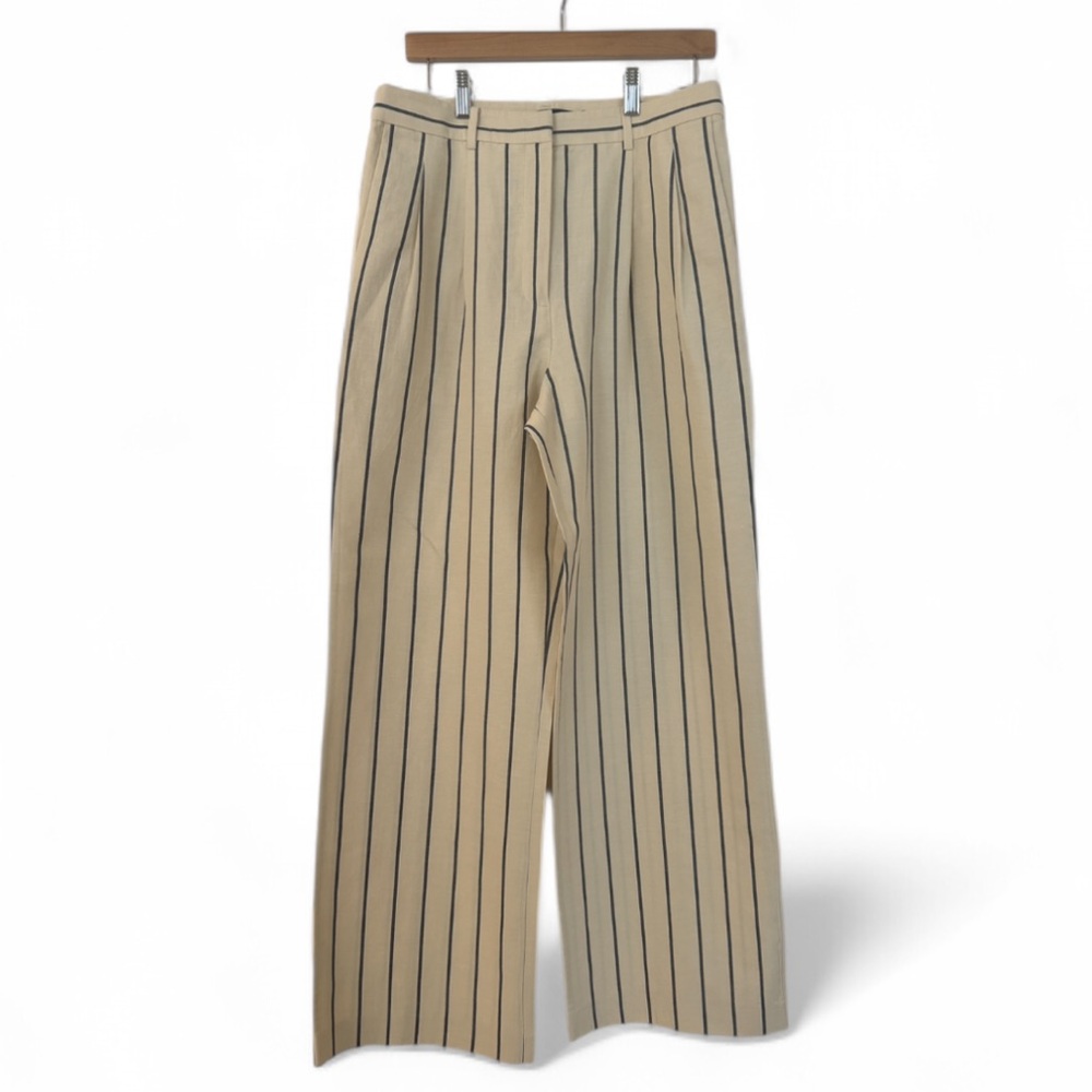 Jenni Kayne Jones Striped Straight-Leg Trousers